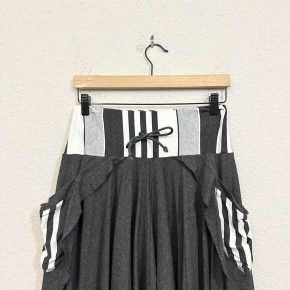 ETERNAL MODE Lotus Pants Heather Gray High Rise Stretch Asymmetric NWOT - Picture 6 of 16